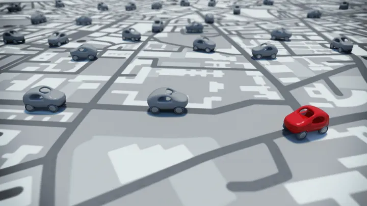 GPS lokátor - znázornenie, kde sa vozidlo pohybuje pomocou GPS